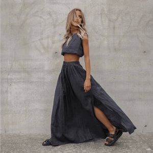 DISSH Dylan Linen Set Sz M/L